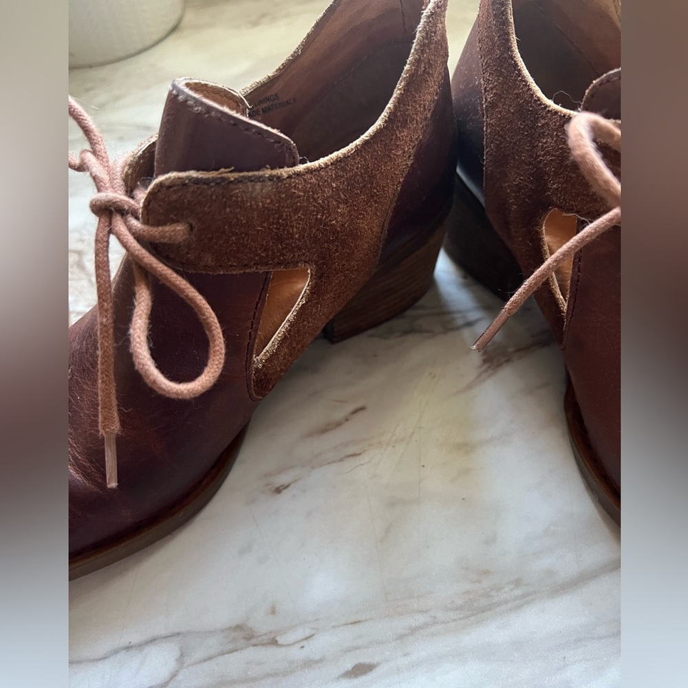 Born booties in cognac sz 7 - Picture 7 of 7